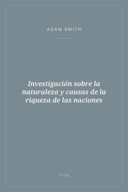 Portada de Investigación sobre la naturaleza y causas de la riqueza de las naciones