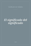 Portada de El significado del significado