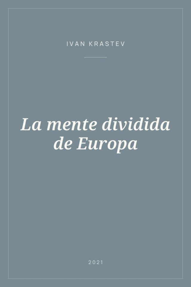 Portada de La mente dividida de Europa