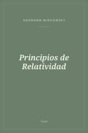 Portada de Principios de Relatividad