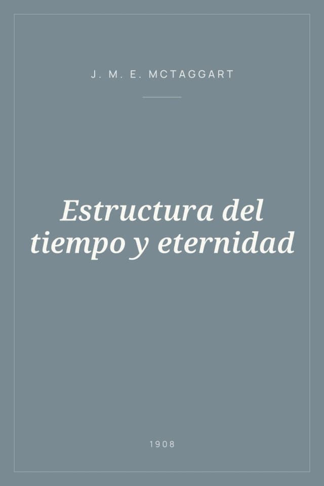 Portada de Estructura del tiempo y eternidad