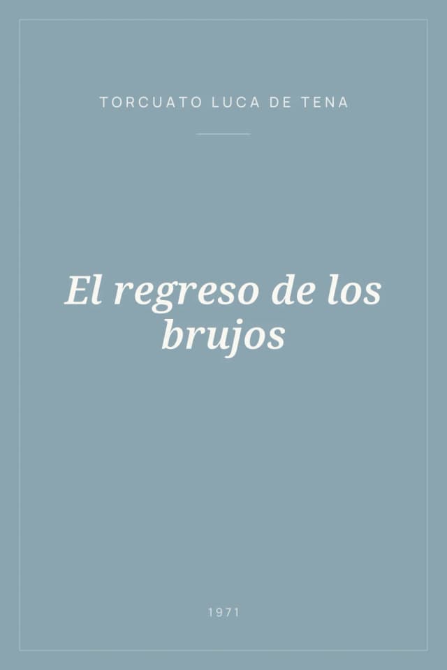 Portada de El regreso de los brujos