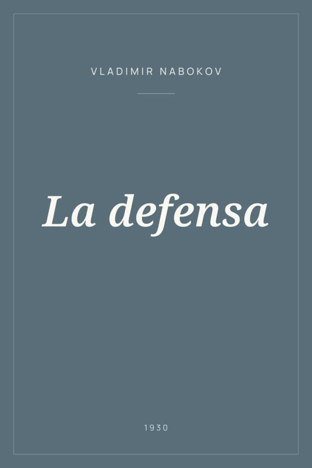 Portada de La defensa