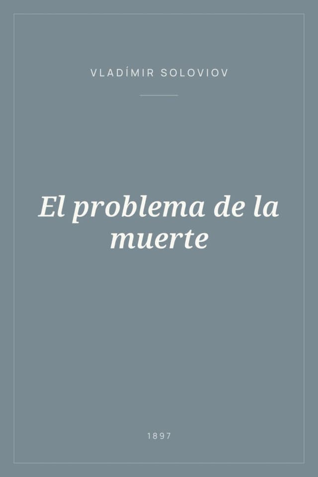 Portada de El problema de la muerte