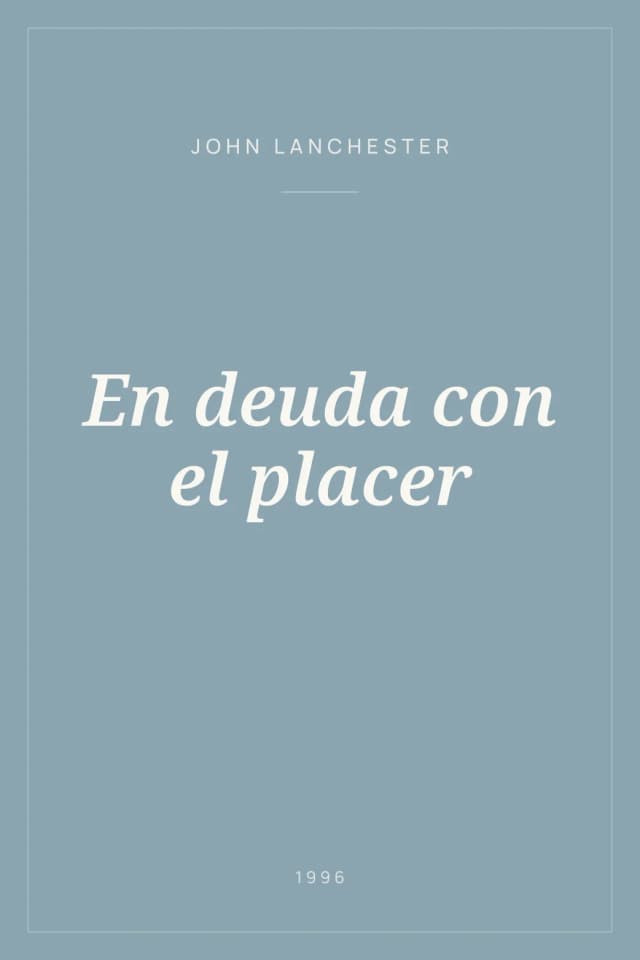 Portada de En deuda con el placer