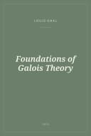 Portada de Foundations of Galois Theory