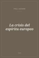 Portada de La crisis del espíritu europeo