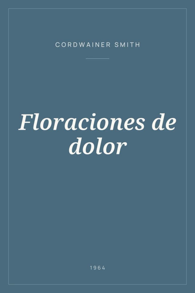 Portada de Floraciones de dolor