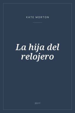Portada de La hija del relojero