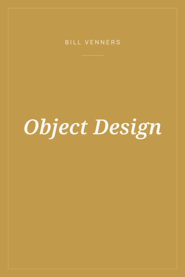 Portada de Object Design