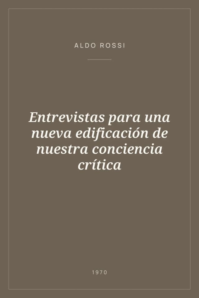 Portada de Entrevistas para una nueva edificación de nuestra conciencia crítica