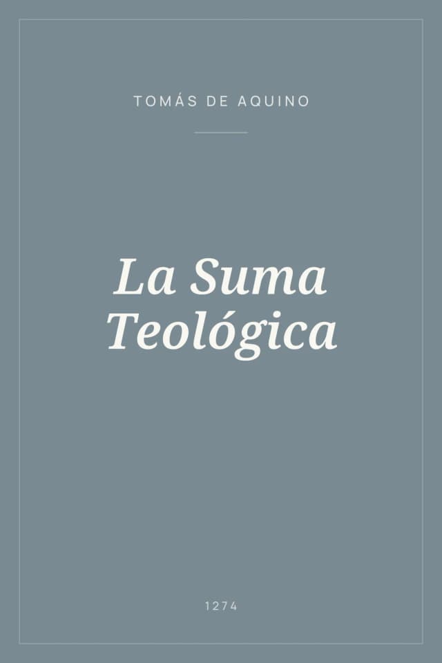 Portada de La Suma Teológica