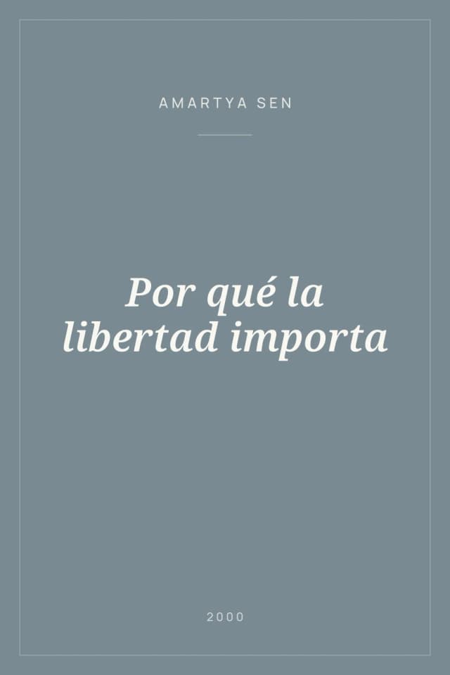 Portada de Por qué la libertad importa