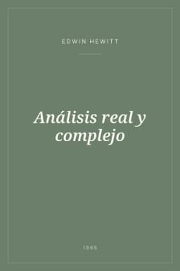Portada de Análisis real y complejo