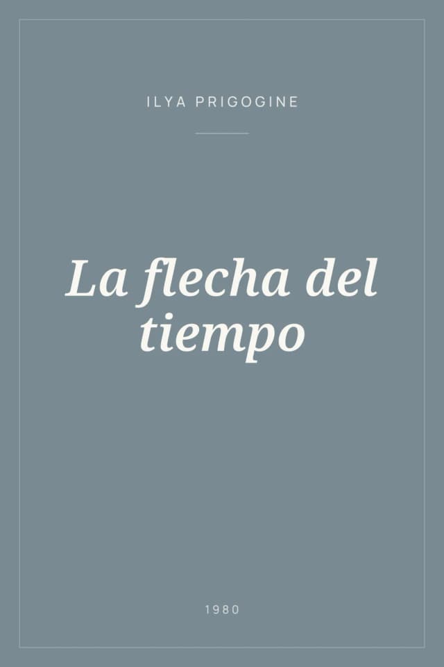 Portada de La flecha del tiempo
