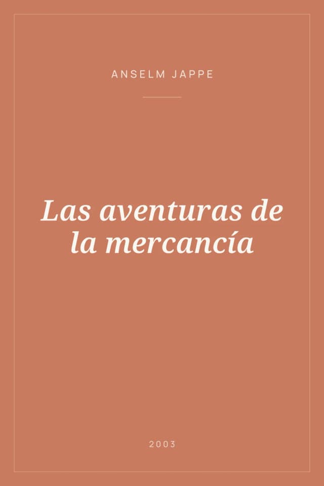 Portada de Las aventuras de la mercancía