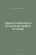 Portada de Algunos Problemas en la Teoría del Análisis No Lineal