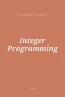 Portada de Integer Programming