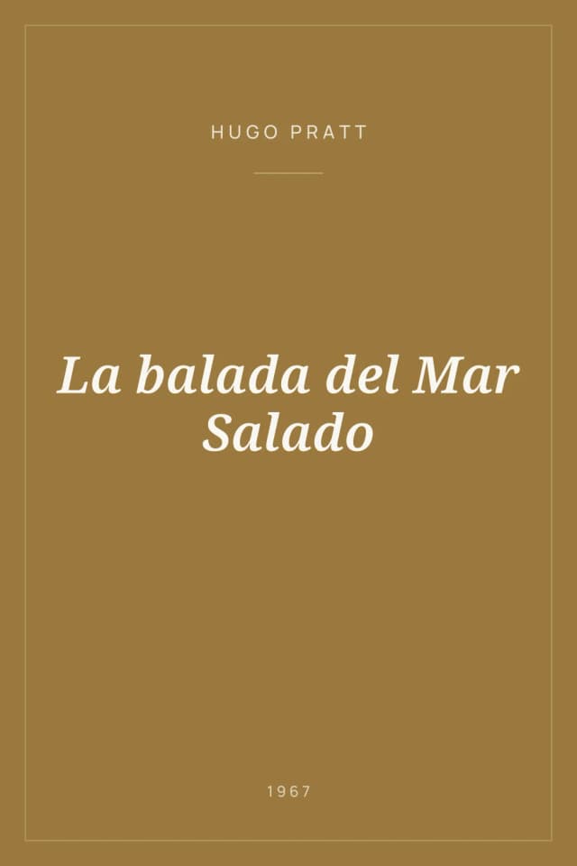 Portada de La balada del Mar Salado