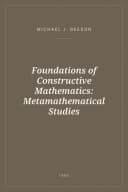 Portada de Foundations of Constructive Mathematics: Metamathematical Studies