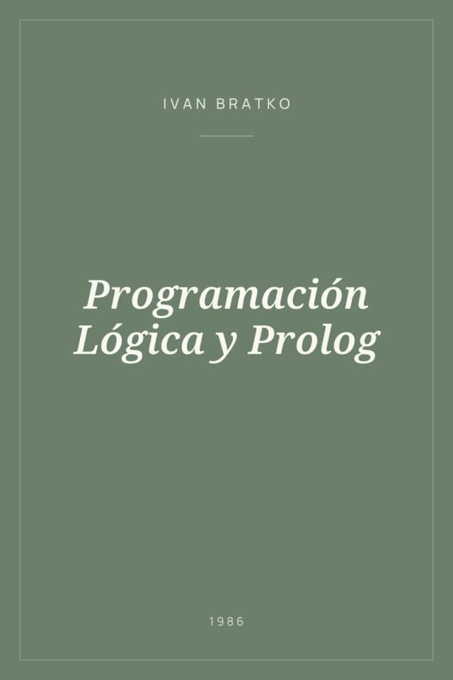 Portada de Programación Lógica y Prolog