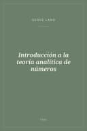 Portada de Introducción a la teoría analítica de números