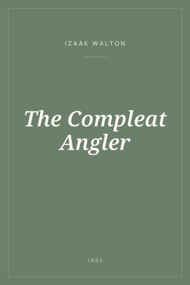 Portada de The Compleat Angler