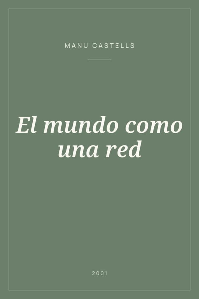 Portada de El mundo como una red