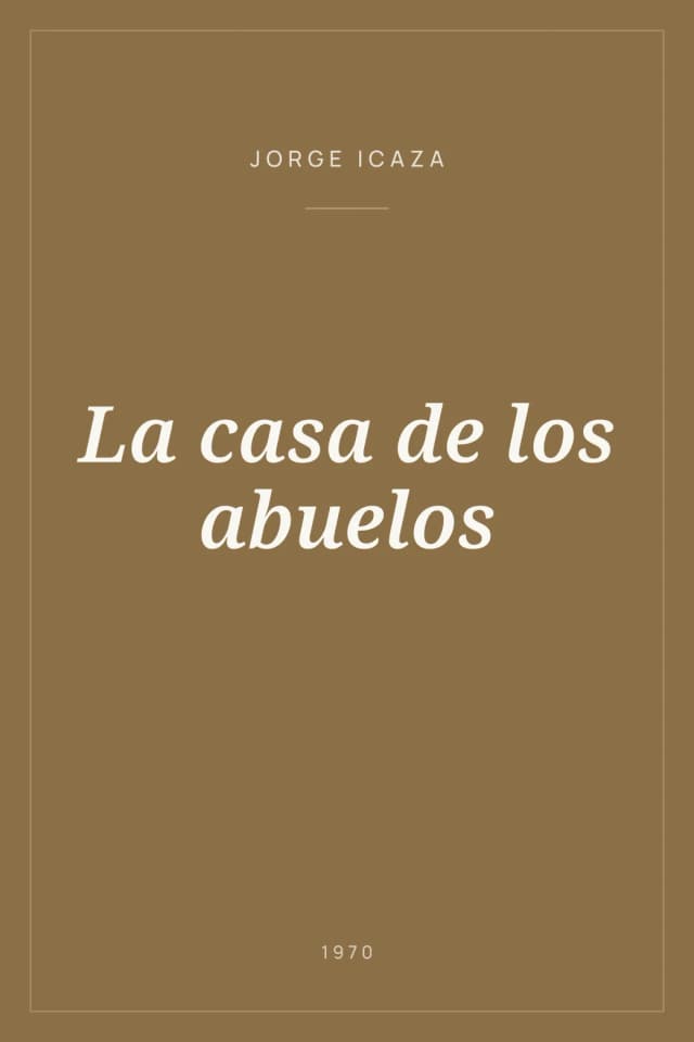 Portada de La casa de los abuelos
