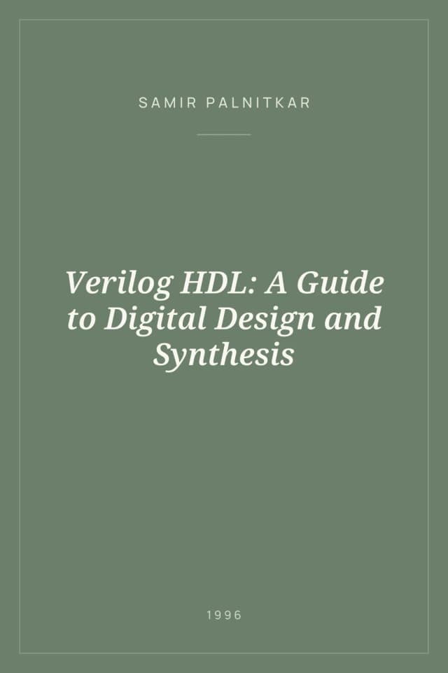 Portada de Verilog HDL: A Guide to Digital Design and Synthesis