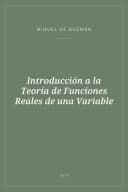 Portada de Introducción a la Teoría de Funciones Reales de una Variable