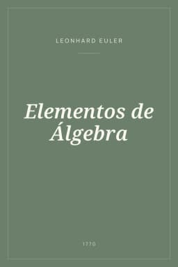 Portada de Elementos de Álgebra