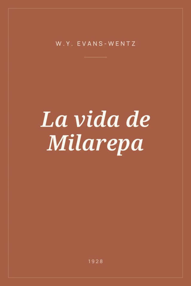 Portada de La vida de Milarepa