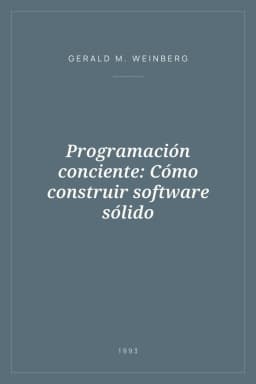 Portada de Programación conciente: Cómo construir software sólido