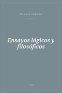 Portada de Ensayos lógicos y filosóficos