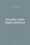 Portada de Estudios sobre lógica deóntica