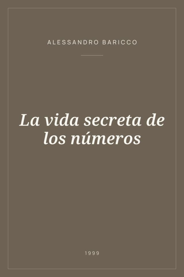 Portada de La vida secreta de los números