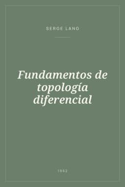 Portada de Fundamentos de topología diferencial