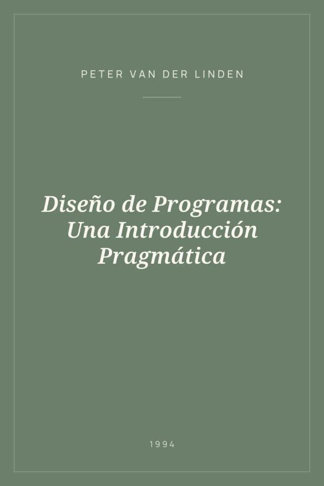 Portada de Diseño de Programas: Una Introducción Pragmática