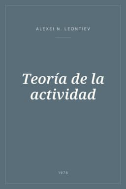 Portada de Teoría de la actividad