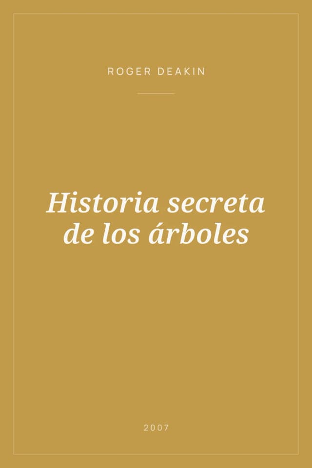 Portada de Historia secreta de los árboles