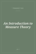 Portada de An Introduction to Measure Theory