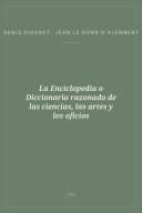 Portada de La Enciclopedia o Diccionario razonado de las ciencias, las artes y los oficios