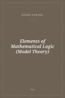 Portada de Elements of Mathematical Logic (Model Theory)
