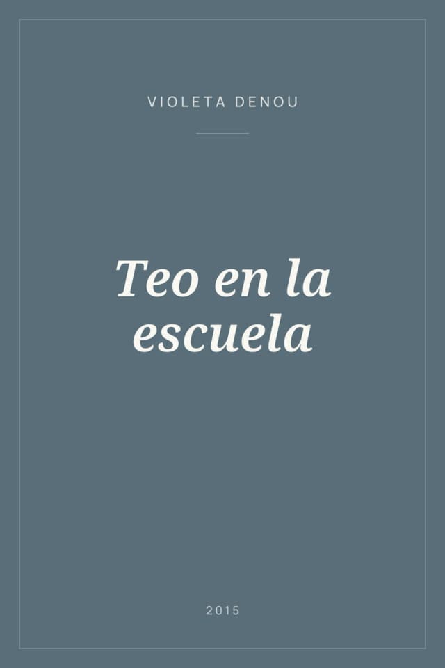 Portada de Teo en la escuela
