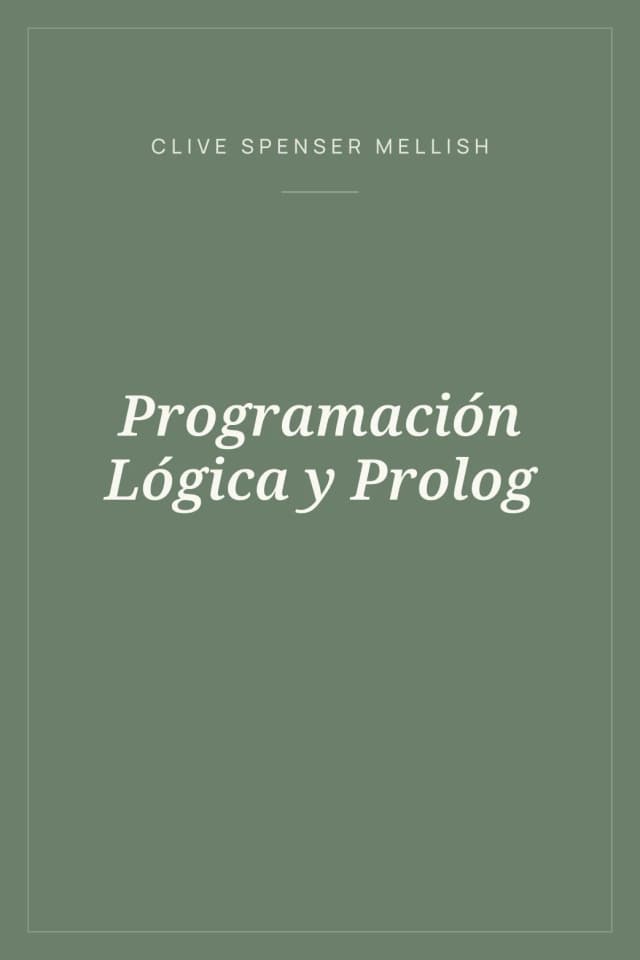 Portada de Programación Lógica y Prolog