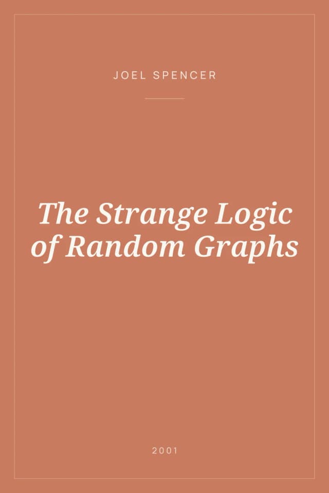 Portada de The Strange Logic of Random Graphs