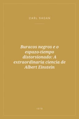 Portada de Buracos negros e o espazo-tiempo distorsionado: A extraordinaria ciencia de Albert Einstein