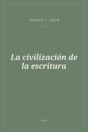 Portada de La civilización de la escritura