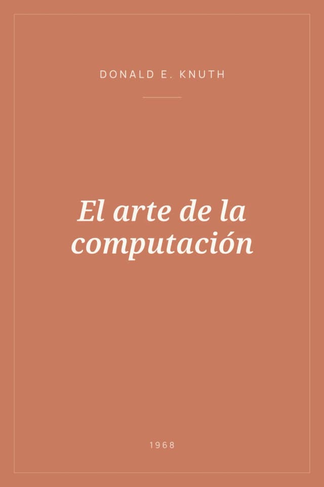 Portada de El arte de la computación